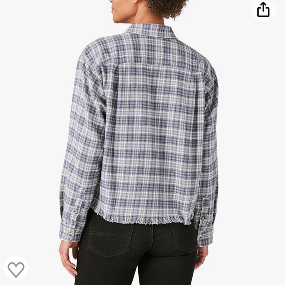 NWT Lucky Brand Plaid Dobby Western Long Sleeve Shirt - Picture 3 of 10